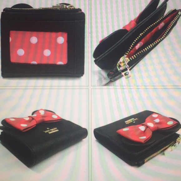 💥HOST PICK💥♠️KATE SPADE NY MINNIE MOUSE X ADALYN SM WALLET